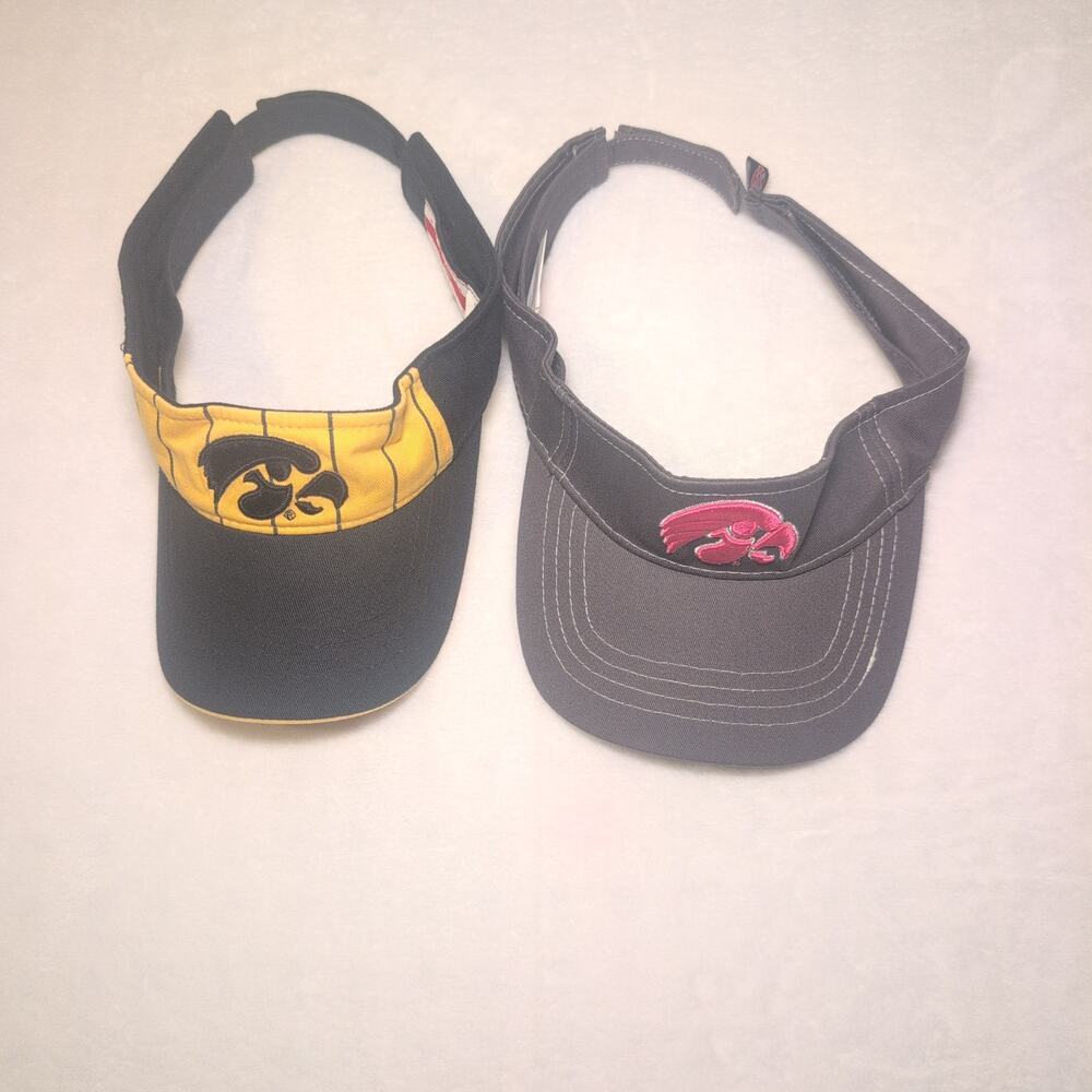 Iowa Hawkeyes Football Fan Apparel Lot Hats & Scarves Women's Med/Large Size